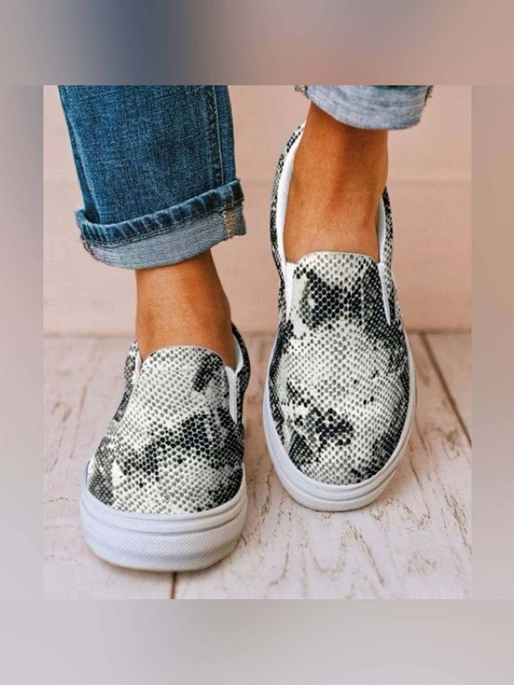 Anna Women's Espadrille Platform Slip On Sneakers Size 6.5 New
